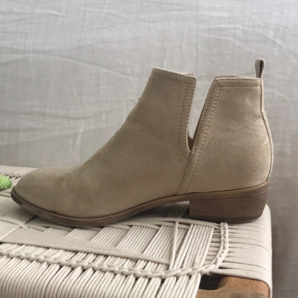 Beige Booties